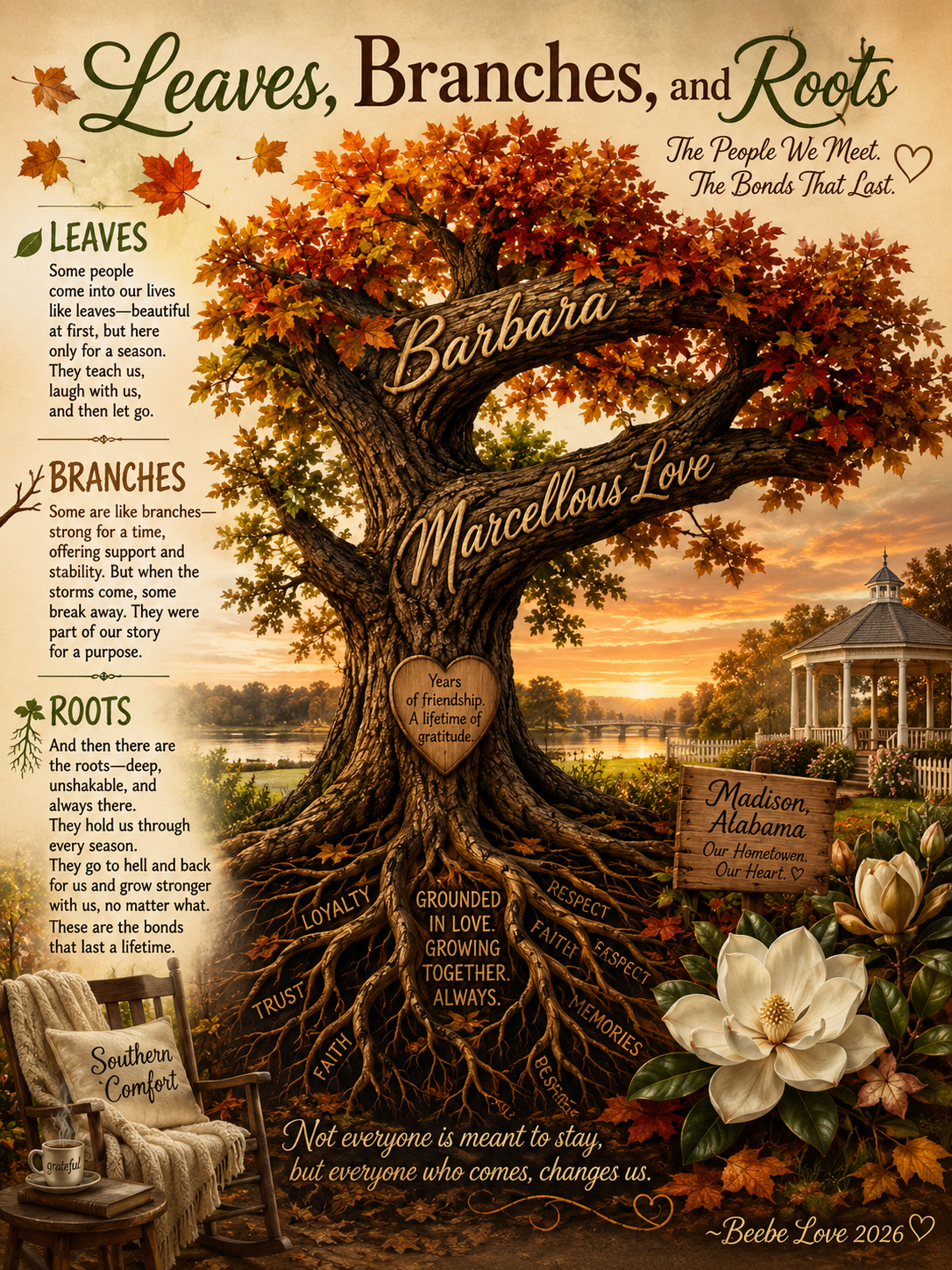 Leaves, Branches, and Roots: Knowing Who's Who in Your Life by Beebe Love